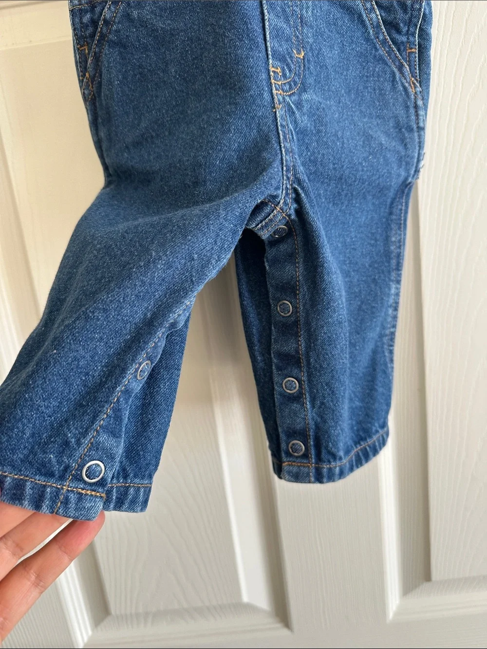 Tommy Hilfiger Blue Denim Kids Overalls